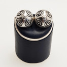 Kalevala Koru, Halikon kääty korvakorut, spiraali, tappikiinnitys, Hopeaa-97