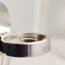 Kupittaan kulta oy, Elis Kauppi, upea Sormus, säädettävä koko, Hopeaa