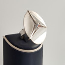 Kupittaan kulta oy, Elis Kauppi, upea Sormus, säädettävä koko, Hopeaa