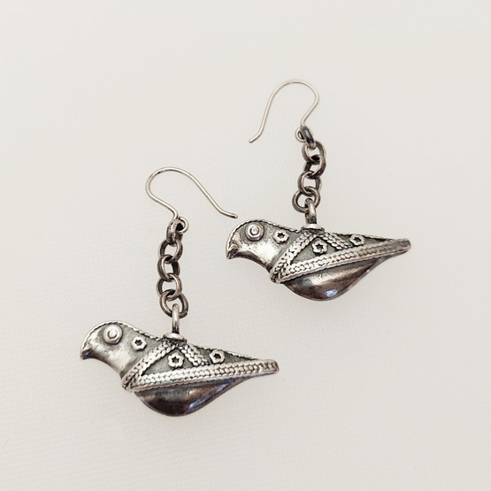 Kalevala Koru , ' Bird of Hattula' earrings, Sterling -93