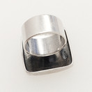 Kalevala Koru, 17,5mm, Maan Voima -Sormus, Hopeaa