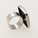 Kalevala Koru, 17,5mm, Maan Voima -Sormus, Hopeaa