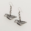 Kalevala Koru , ' Bird of Hattula' earrings, Sterling -95