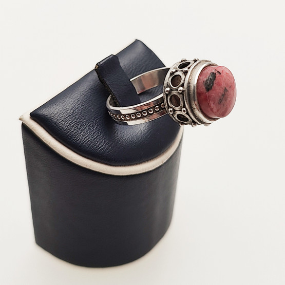 Kalevala Jewelry, Kai Lindström,  Rhodonite Ring-1515, Sterling-73