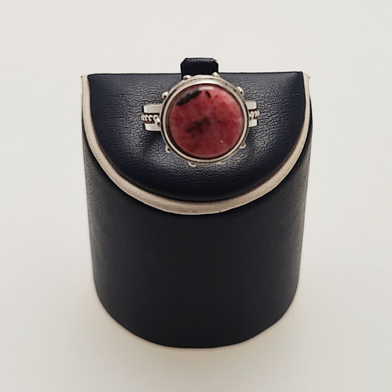 Kalevala Jewelry, Kai Lindström,  Rhodonite Ring-1515, Sterling-73