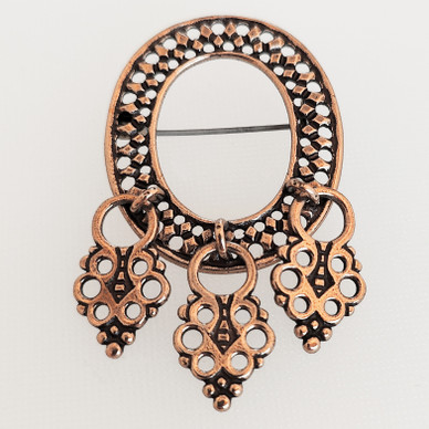 Kalevala koru, Lapin Solki, vintage rintakoru , Pronssia