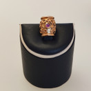 Kalevala koru,Tynnyri-hela,Lapsi riipus,Smaragdi+Turmaliini,14k kultaa