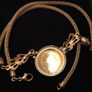 Kalevala Koru, Aurinkoleijona kääty, kaulakoru 18k kultaa , -99