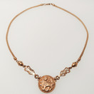 Kalevala Koru, Aurinkoleijona kääty, kaulakoru 18k kultaa , -99