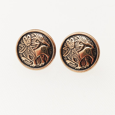 Kalevala Koru, Aurinkoleijona korvakorut, Pronssia