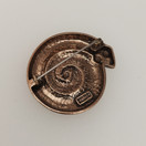 Kalevala Jewelry, (big) ' brass snake ' Brooch , Bronze