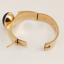 Kauniskoru , upea Rannerengas, Lapis lazuli , Rannekoru 14k Kultaa-74