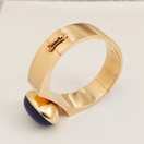 Kauniskoru , upea Rannerengas, Lapis lazuli , Rannekoru 14k Kultaa-74