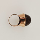 PET / Kauniskoru , upea savukvartsi Sormus, 14k Kultaa -72