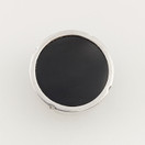 Kaunis koru oy | Heikki kaksonen | Finnish vintage Brooch | Onyx | Silver -65