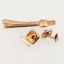 Kalevala koru, OMG korusetti, Solmioneula + kalvosinnapit, 14k Kultaa