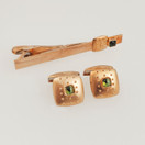 Kalevala koru, OMG korusetti, Solmioneula + kalvosinnapit, 14k Kultaa