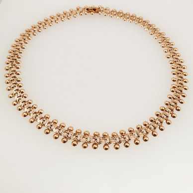 NW / Westerback oy , Bismarck -Kääty, Kaulakoru, 14k kultaa -65