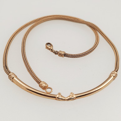 Kalevala Koru,Tony Granholm,  Hirvenpää kääty, kaulakoru , Kultaa