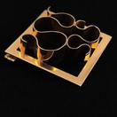 Helge Narsakka / Kauniskoru , upea Solki , Rintakoru 14k Kultaa -68