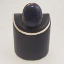 Kauniskoru , upea ja kookas Sormus, Lapis lazuli ,  14k Kultaa 74