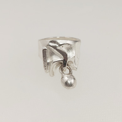 Lapponia , Design by Björn Weckström, Aires - sormus, Hopeaa -73