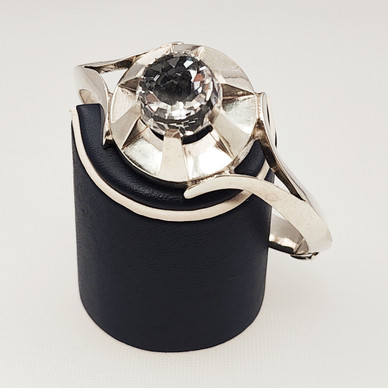  DJB/ David Borg, Borås,Sweden. gorgeous Rock crystal Bracelet, Silver -69