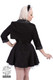 Black White Small Polka Dot Bolero, (XS,S)