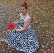 Bow Print Sophia Dress, kellomekko
