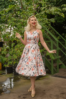 Aurora Floral Swing Dress, kellomekko