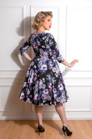 Charlotte Floral Swing Dress, hihallinen kellomekko