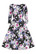 Charlotte Floral Swing Dress, hihallinen kellomekko