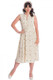 Poppy Dress, vaalea kukkamekko