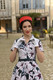 Quinn Floral Swing Dress,  hihallinen kellomekko