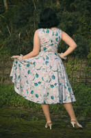 Rey Floral Swing Dress, hihaton kellomekko