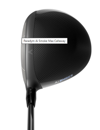 Callaway Paradym AI Smoke draiveri, 10,5', Stiff