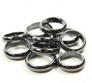 Sormus Hematiitti 'Rounded' 5mm