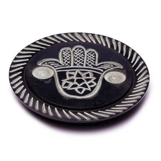 Suitsukealusta kiveä 'Hebru Hand' 10cm