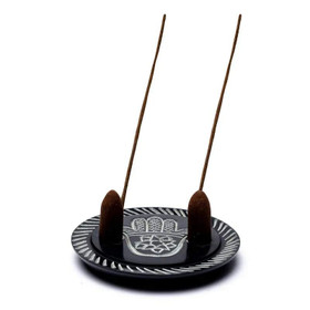 Suitsukealusta kiveä 'Hebru Hand' 10cm