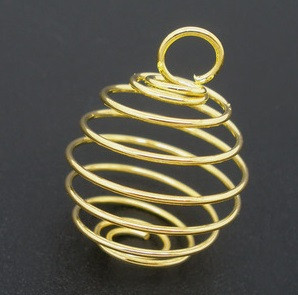 Helmihäkki / Spiraali Kulta 15*14mm