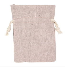 Puuvillapussi Vanha Roosa 12*17cm