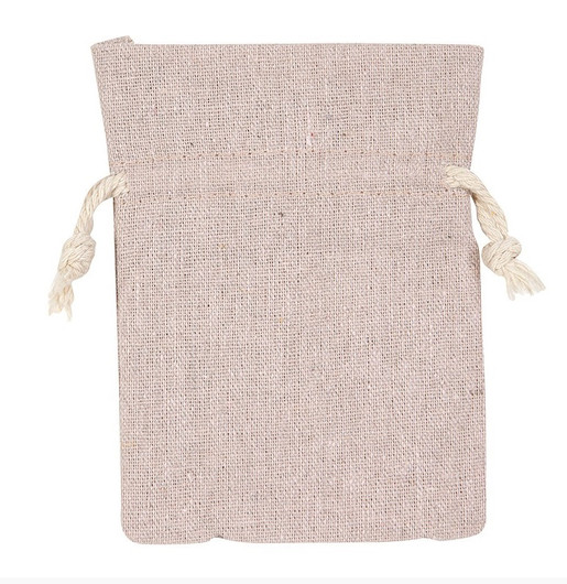 Puuvillapussi Vanha Roosa 12*17cm