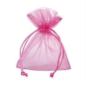 Organzapussi Pinkki 9*12cm