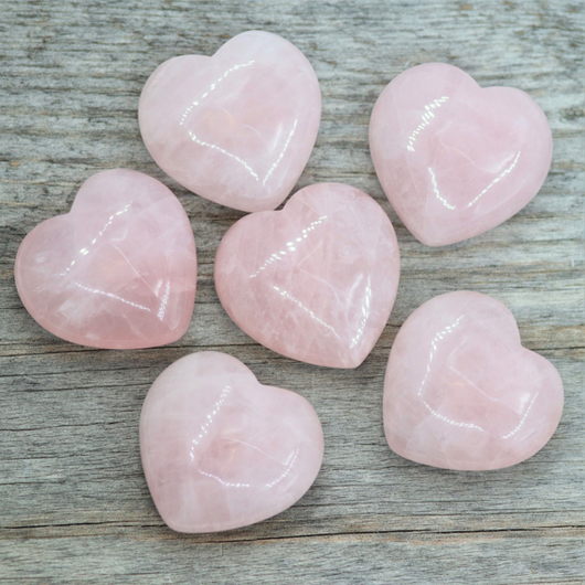 Ruusukvartsi Sydän 25*25mm