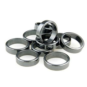 Sormus Hematiitti 'Flat' 6mm