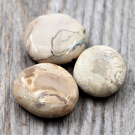 Dendriitti opaali (Akaatti) litteä 35-40mm