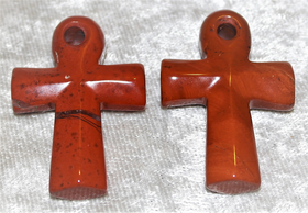 'Ankh' Punainen jaspis 28*40mm