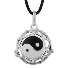 Bola Enkelikellokoru hopea 'Jin & Jang' (20mm)