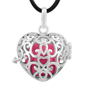 Bolakorun pallo 'Sydän' Kirkas pinkki (25mm)