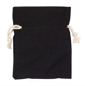 Puuvillapussi Musta 12*17cm